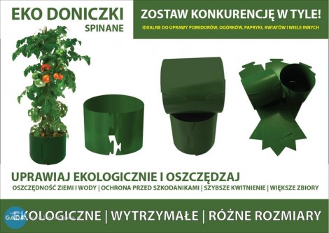 Zestaw DONICZEK SPINANYCH do uprawy warzyw w mieszkaniu!