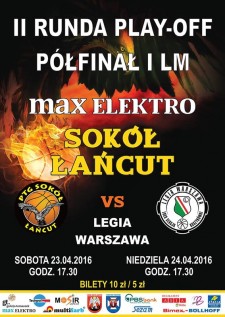 Max Elektro Sokół Łańcut vs Legia Warszawa