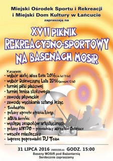 XVII Piknik Rekreacyjno-Sportowy na Basenach MOSiR