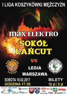 max Elektro Sokół Łańcut - Legia Warszawa