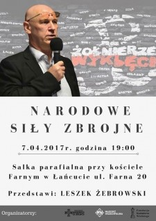 Spotkanie z Leszkiem Żebrowskim - "Narodowe siły zbrojne - historia prawdziwa"