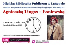 Spotkanie autorskie z Agnieszką Lingas-Łoniewską
