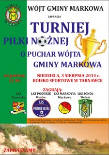 Turniej piłki nożnej o Puchar Wójta Gminy Markowa