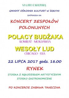 Koncert Zespołów Polonijnych