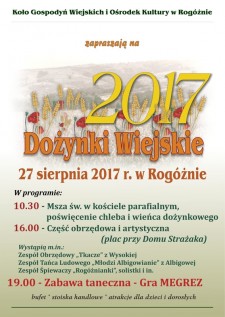 Dożynki Wiejskie w Rogóżnie