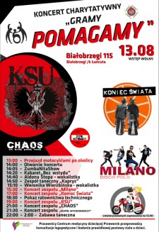 Koncert Charytatywny "GRAMY POMAGAMY"