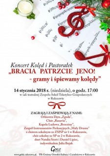 "Bracia patrzcie jeno" - koncert kolęd w Rakszawie