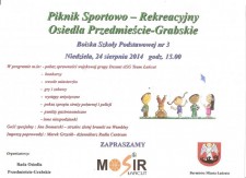 Piknik na Osiedlu Przedmieście - Grabskie