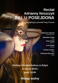 Bal u posejdona...-recital Adrianny Noszczyk