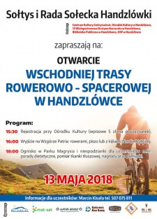 Otwarcie trasy rowerowo-spacerowej w Handzlówce