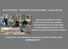 Sprzątanie lasu Bażantarnia - akcja społeczna