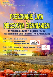 Pożegnanie lata z pieczonym ziemniakiem