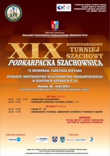 XIX Międzynarodowy Turniej Szachowy "Podkarpacka Szachownica"