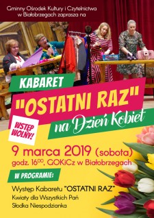 Kabaret "Ostatni raz" na Dzień Kobiet