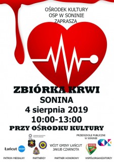 Zbiórka Krwi w Soninie