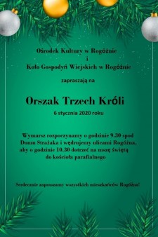 Orszak Trzech Króli-Rogóżno