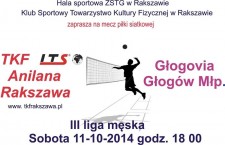 Mecz Anilana Rakszawa - Głogovia Głogów Młp.