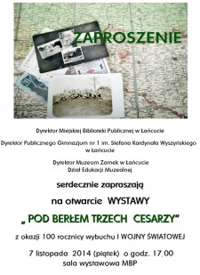 Otwarcie wystawy "Pod berłem trzech cesarzy"