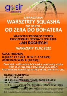 Squash Warsztaty