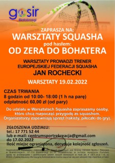 Squash Warsztaty