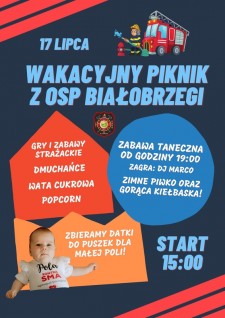Wakacyjny piknik z OSP Białobrzegi