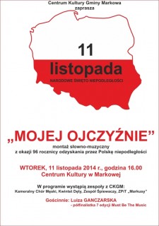 "Mojej Ojczyźnie"