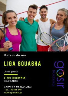 Liga Squasha-zapisy do 26.01.2023