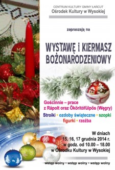 Wystawa i kiermasz Bożonarodzeniowy