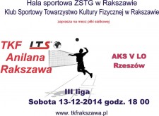 TKF ITS Anilana Rakszawa - AKS V LO Rzesów