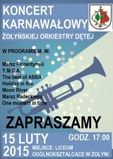 Koncert Karnawałowy Żołyńskiej Orkiestry Dętej