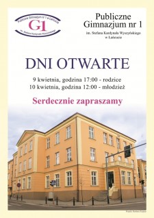 DNI OTWARTE w GIMNAZJUM nr 1 w ŁAŃCUCIE