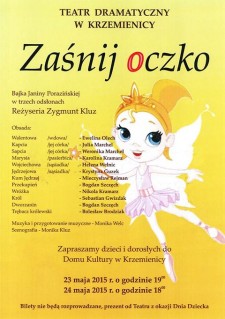 Sztuka "Zaśnij Oczko"