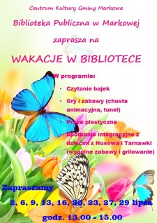 WAKACJE W BIBLIOTECE