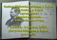 Narodowe Czytanie w Żołyni