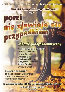 Poeci nie zjawiają się przypadkiem