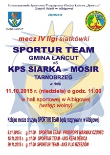 SPORTUR TEAM Gmina Łańcut vs KPS Siarka Tarnobrzeg