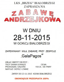 Andrzejki z LKS Białobrzegi