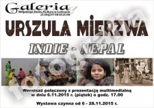 Wernisaż wystawy Urszuli Mierzwy "Indie - Nepal"