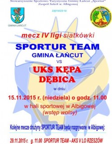 SPORTUR TEAM Gmina Łańcut - UKS Kępa Dębica