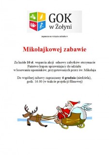 Zabawa Mikołajkowa