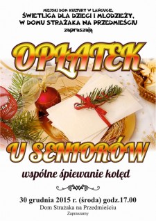 Opłatek u seniorów