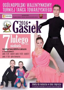 GASIEK 2016 - Ogólnopolski Walentynkowy Turniej Tańca Towarzyskiego