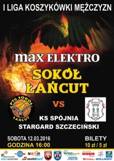 Max Elektro Sokół Łańcut vs KS Spójnia Stargard Szczeciński