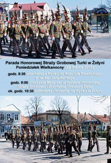 Parada Honorowej Straży Grobowej Turki w Żołyni